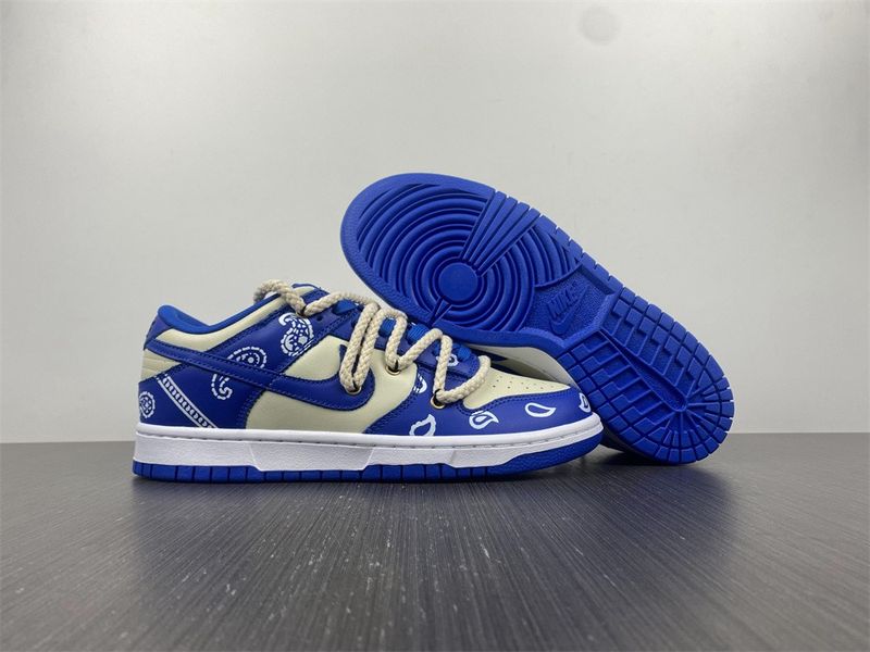 Dunk Low customize Paisley blue CW1590-001
