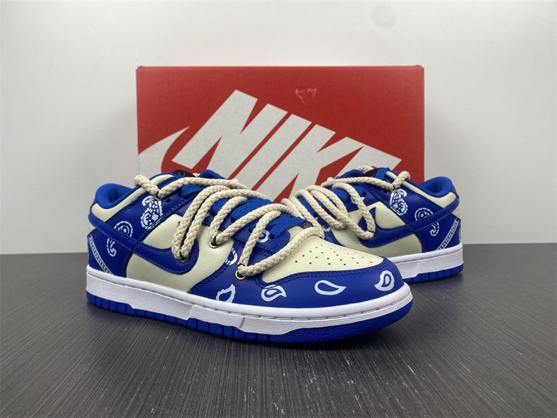 Dunk Low customize Paisley blue CW1590-001