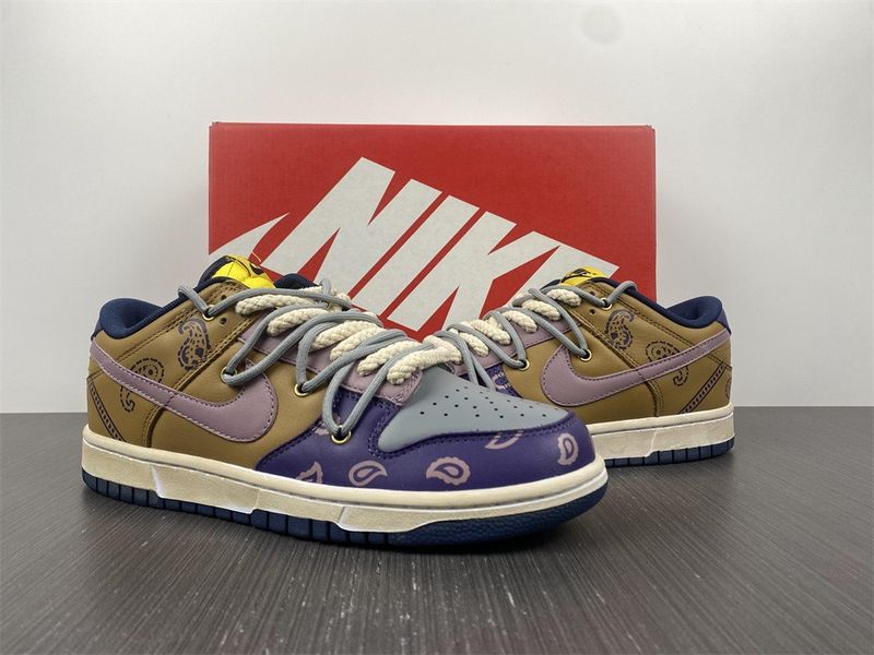 Dunk Low Retro customize Paisley Vibe DD1391-700