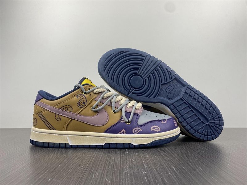 Dunk Low Retro customize Paisley Vibe DD1391-700