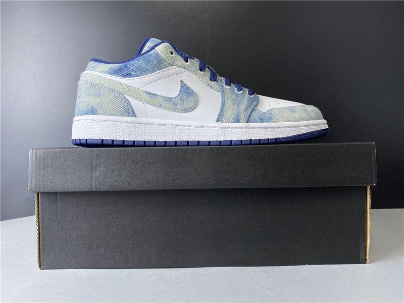 Air Jordan 1 Low Washed Denim  CZ8455-100