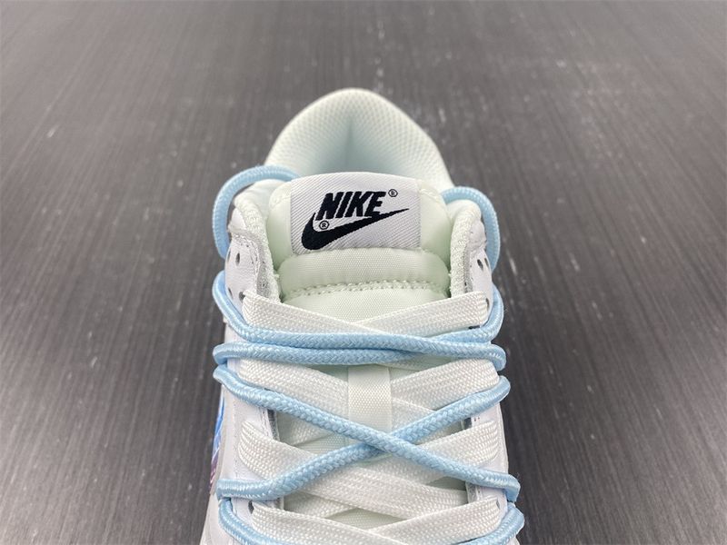 Dunk Low Triple White Customized DD1503-109