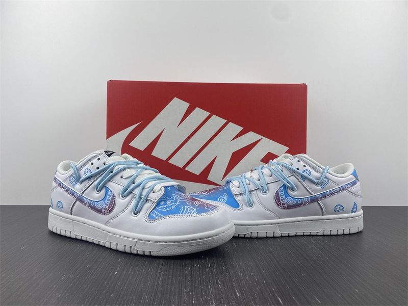 Dunk Low Triple White Customized DD1503-109