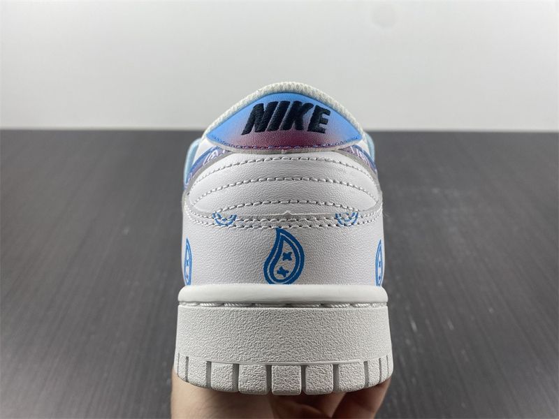 Dunk Low Triple White Customized DD1503-109