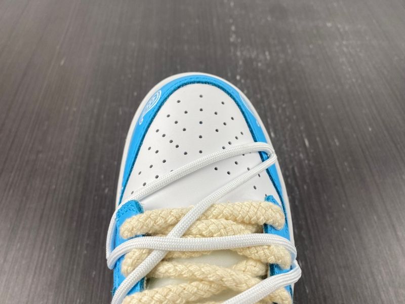 Dunk Low Triple White UNC Customized DD1503-109