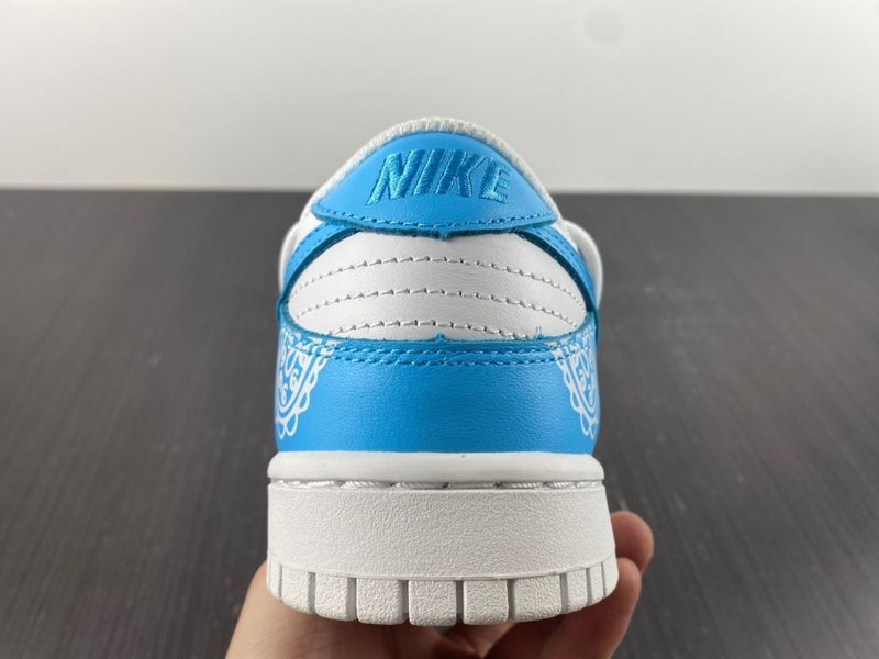 Dunk Low Triple White UNC Customized DD1503-109