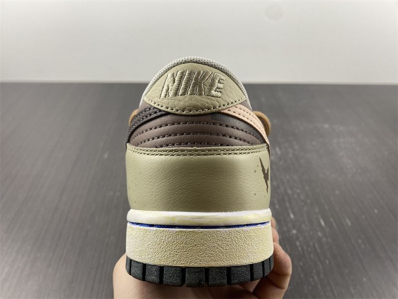 Dunk Low Customized Brown Pink DD3363-002