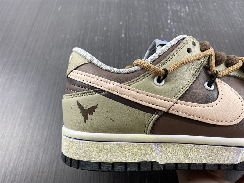 Dunk Low Customized Brown Pink DD3363-002