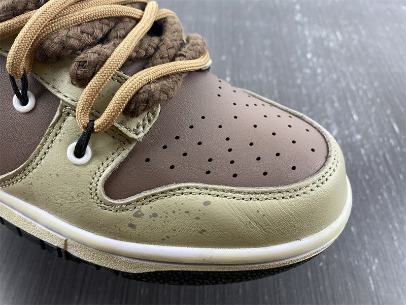 Dunk Low Customized Brown Pink DD3363-002