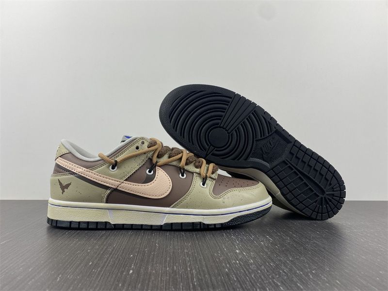 Dunk Low Customized Brown Pink DD3363-002