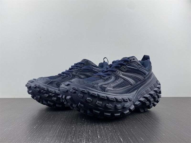 Men Women B*alenciaga Top Sneaker Defender navy
