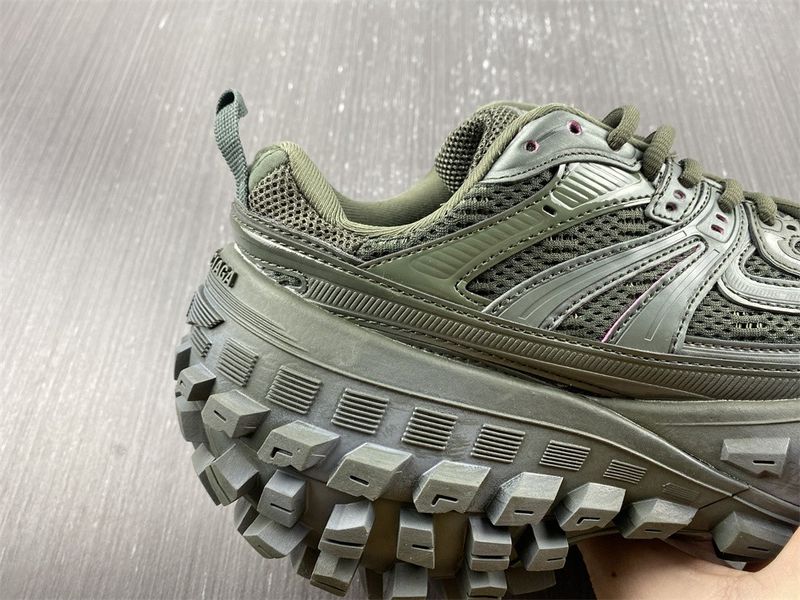 Men Women B*alenciaga Top Sneaker Defender Green