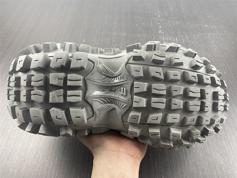 Men Women B*alenciaga Top Sneaker Defender Grey