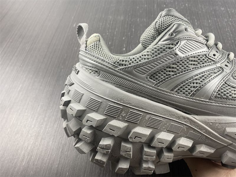 Men Women B*alenciaga Top Sneaker Defender Grey