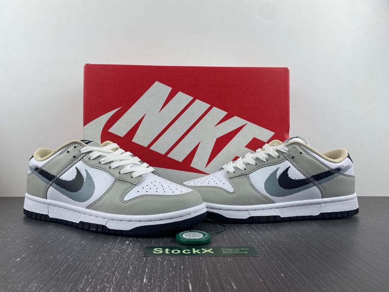 Dunk Low Stencil Swoosh  FD0661-100