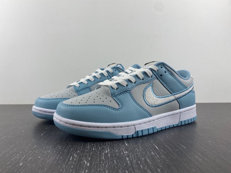Dunk Low Retro Fleece Swoosh Worn Blue  FB1871-011