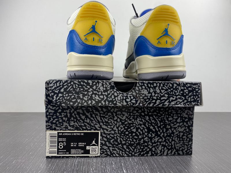 Air Jordan 3 Retro White Blue 398614-145