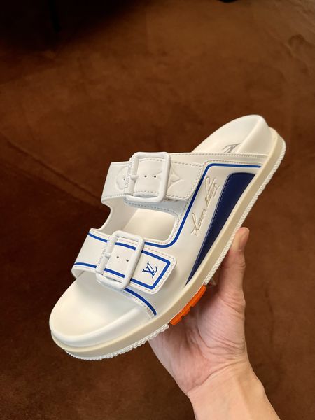 Men L*ouis V*uitton Top Sneaker Slippers RR230406-21