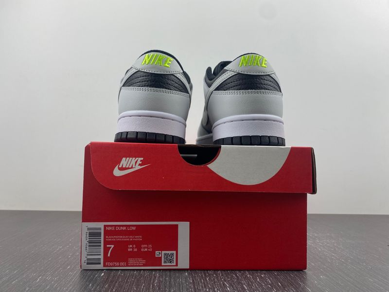 Dunk Low Grey Panda Volt  FD9756-001