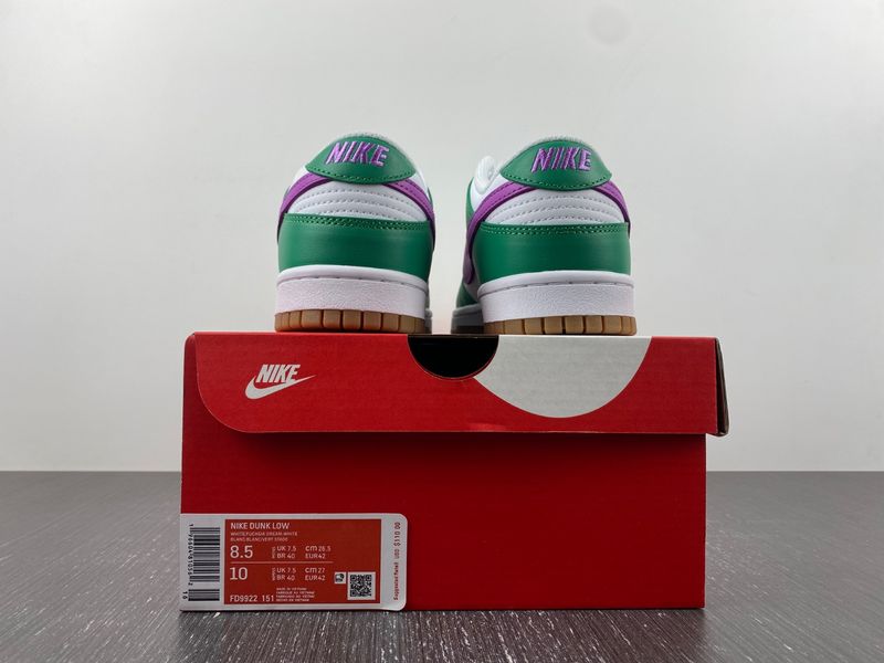 Dunk Low White Stadium Green Fuchsia  FD9922-151