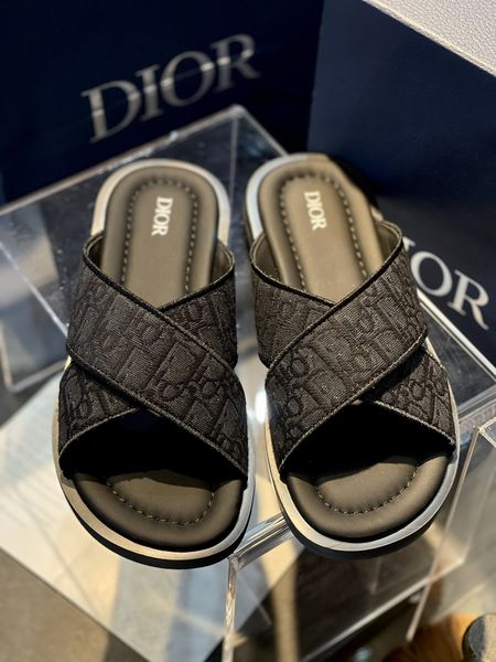 Men Women D*ior Top Slippers Alias RR 20230606 -5