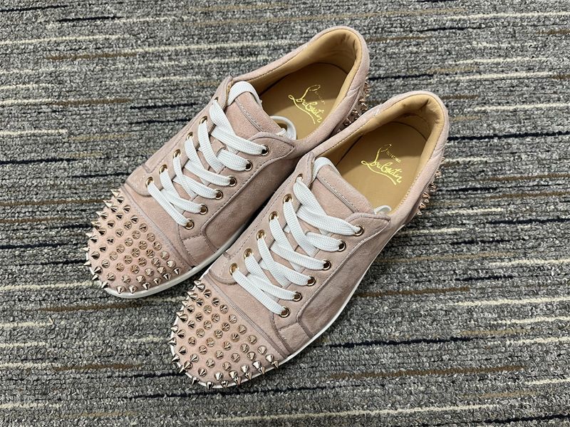 Men and Women C*hristian L*ouboutin Top Sneakers CL 20230818-12