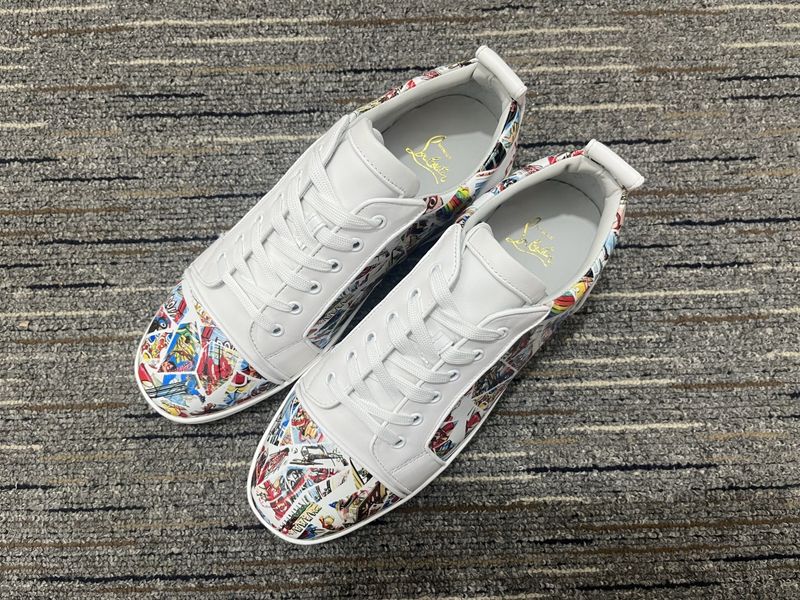 Men and Women C*hristian L*ouboutin Top Sneakers CL 20230819-11