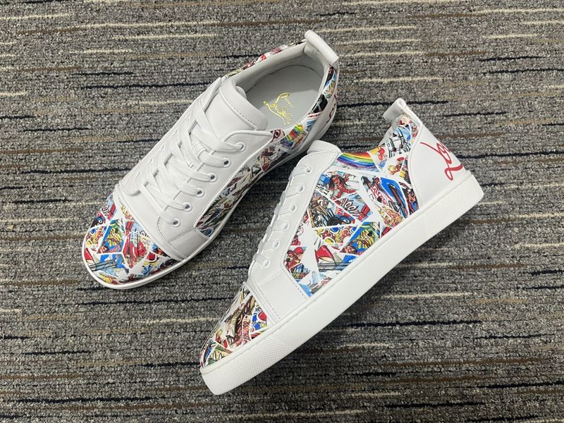 Men and Women C*hristian L*ouboutin Top Sneakers CL 20230819-11
