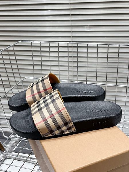 Women and Men B*urberry Top Slippers CL 20230820-30