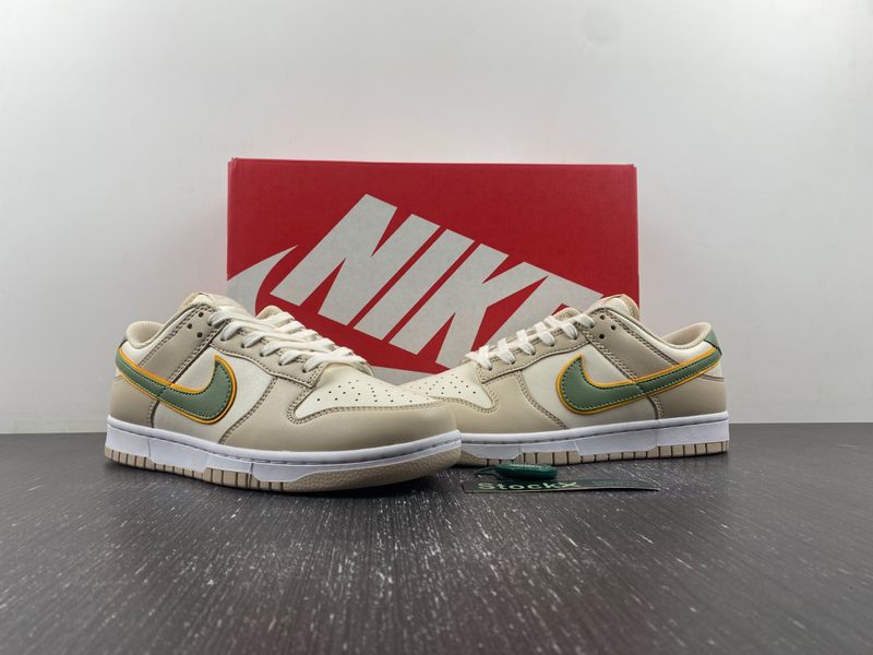 Dunk Low Pale Ivory Oil Green  FQ6869-131