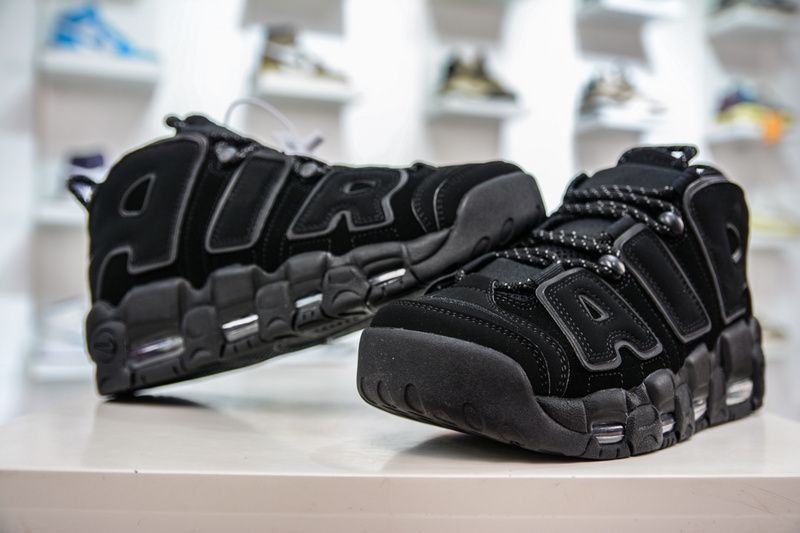 Air More Uptempo Black Reflective 414962-004