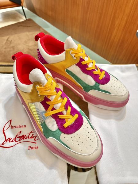 Men and Women C*hristian L*ouboutin Top Sneakers RR20231025-12