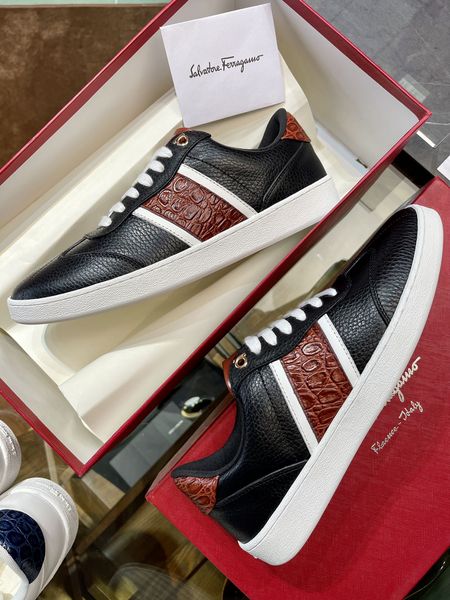 Men F*erragamo Top Sneaker Low RR20231025-19