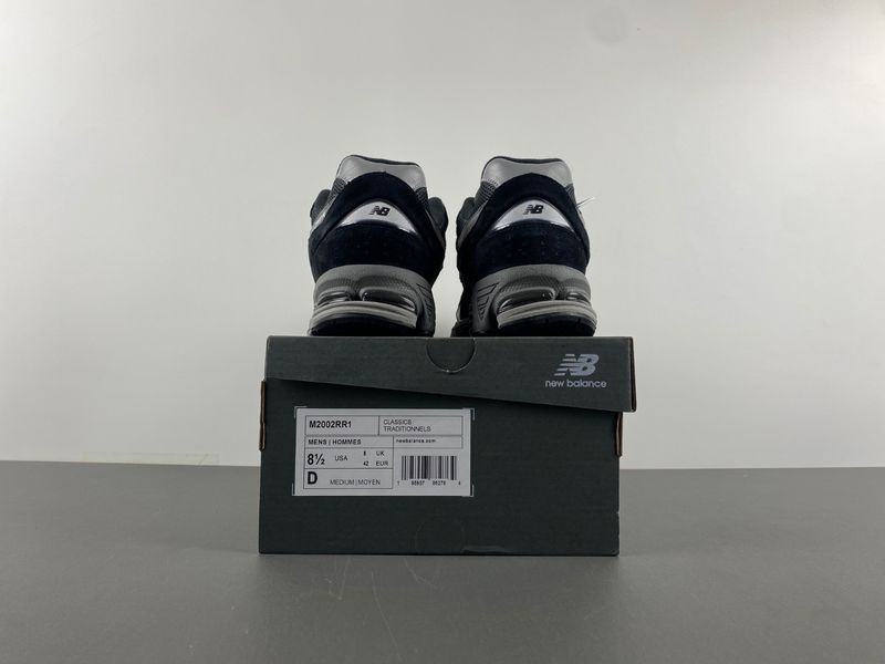 New Balance 2002R Black Dark Grey White M2002RR1