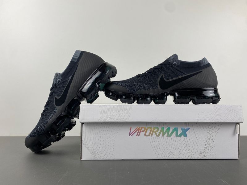 Air VaporMax Flyknit Black Dark Grey  849558-007