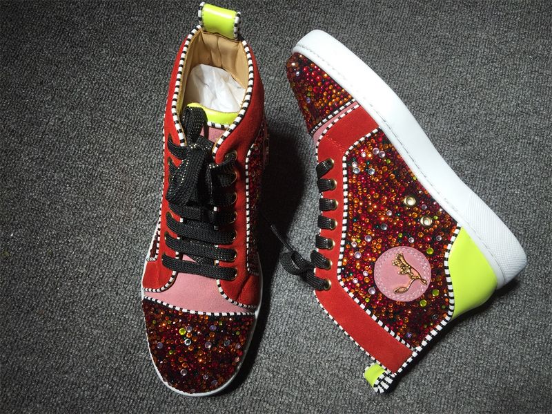 C*ristian L*uboutin Louis Rhinestone Sneaker