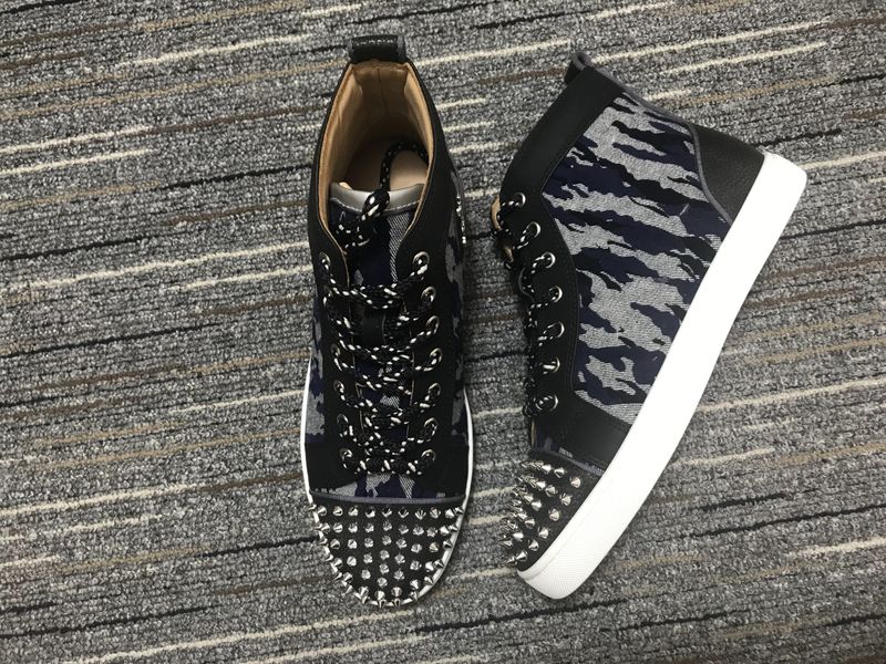 C*ristian L*uboutin Lou Spikes Sneaker