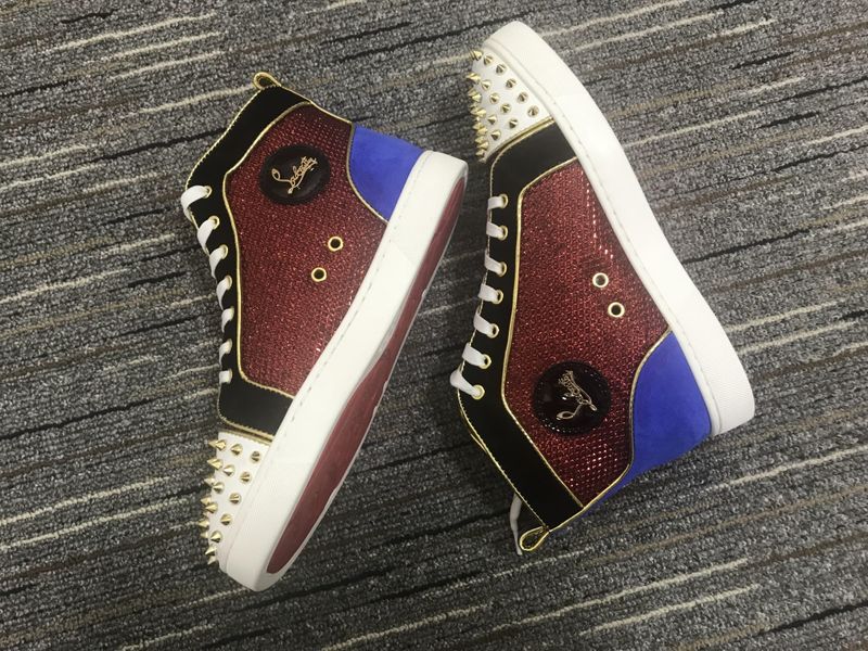 C*ristian L*uboutin Lou Spikes Sneaker