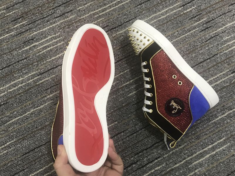 C*ristian L*uboutin Lou Spikes Sneaker