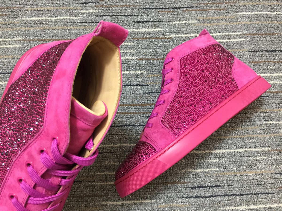 C*ristian L*uboutin Louis Rhinestone Sneaker