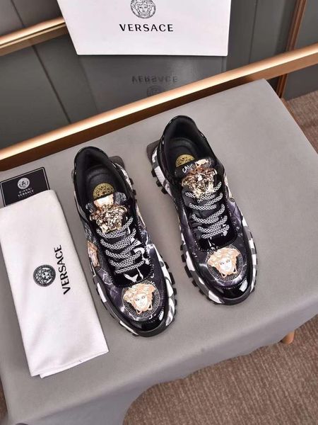 Men V*ersace Top Sneaker