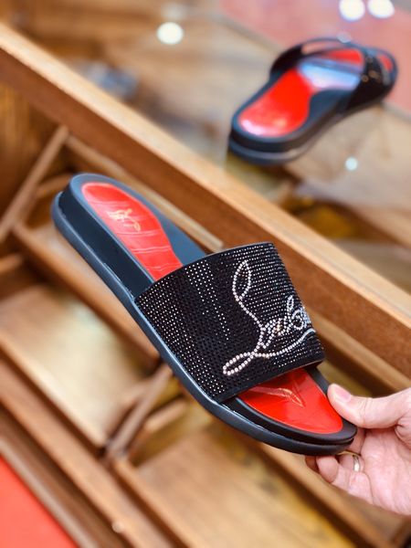 Men C*hristian L*ouboutin Top Sandals