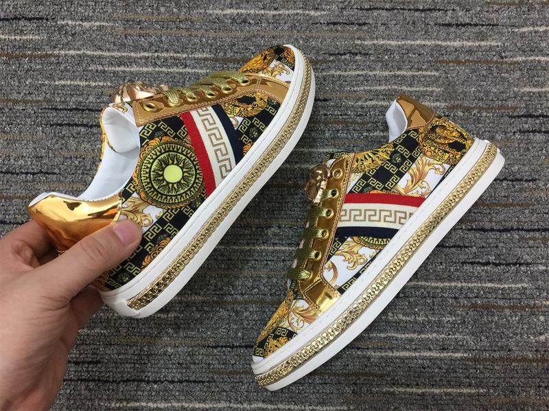 Men V*ersace Top Sneakers