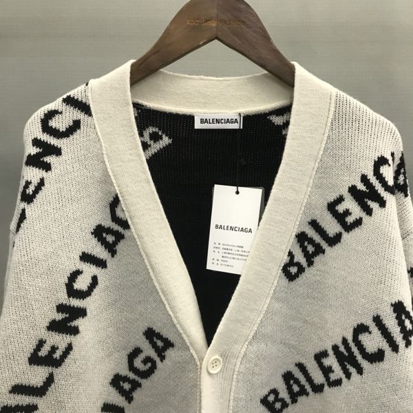 B*alenciaga Cardigan Top Quality DSX 20231009-80