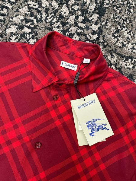 B*URBERRY  shirt Top Quality D17 20240328-24