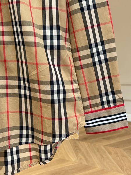 B*URBERRY  shirt Top Quality D17 20240329-17