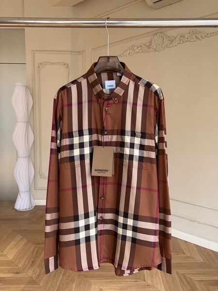 B*URBERRY  shirt Top Quality D17 20240331-13