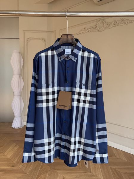B*URBERRY  shirt Top Quality D17 20240331-13