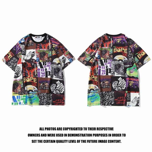 B*ape T-shirt Top Quality Qiqi 20240720-47