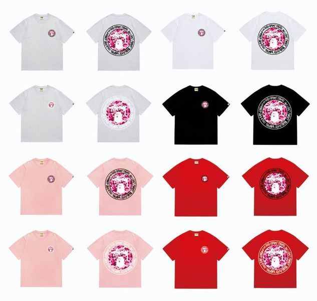 B*ape T-shirt Top Quality Qiqi 20240718-109